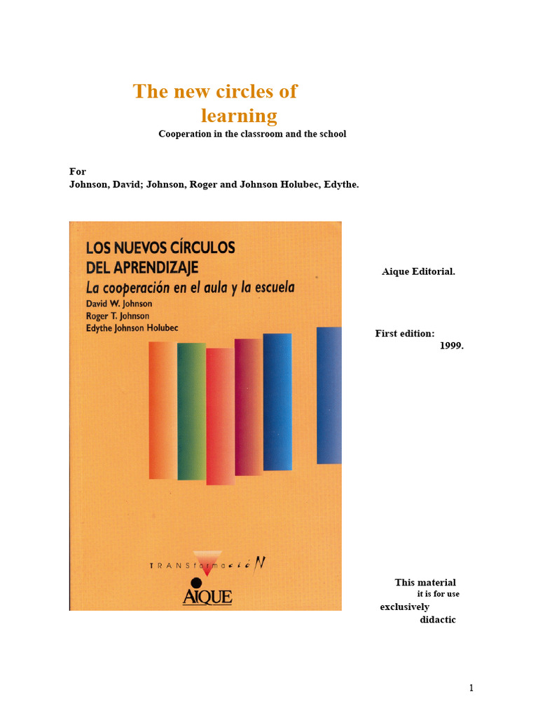 Cooperative Learning in Education | PDF | Learning | Teachers