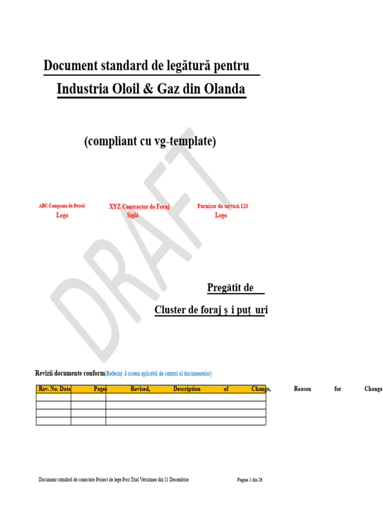 Standard Bridging Document Template 1 | PDF