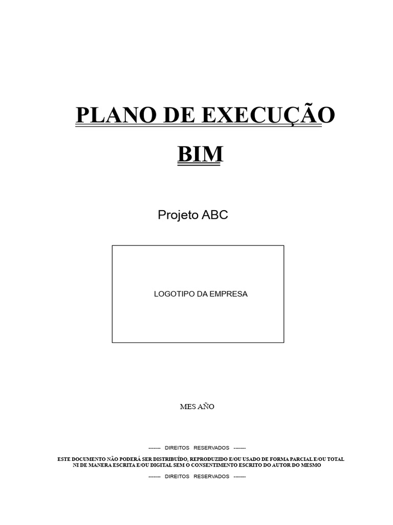 - Modelo do Plano de Execução BIM | PDF | BIM | Informática