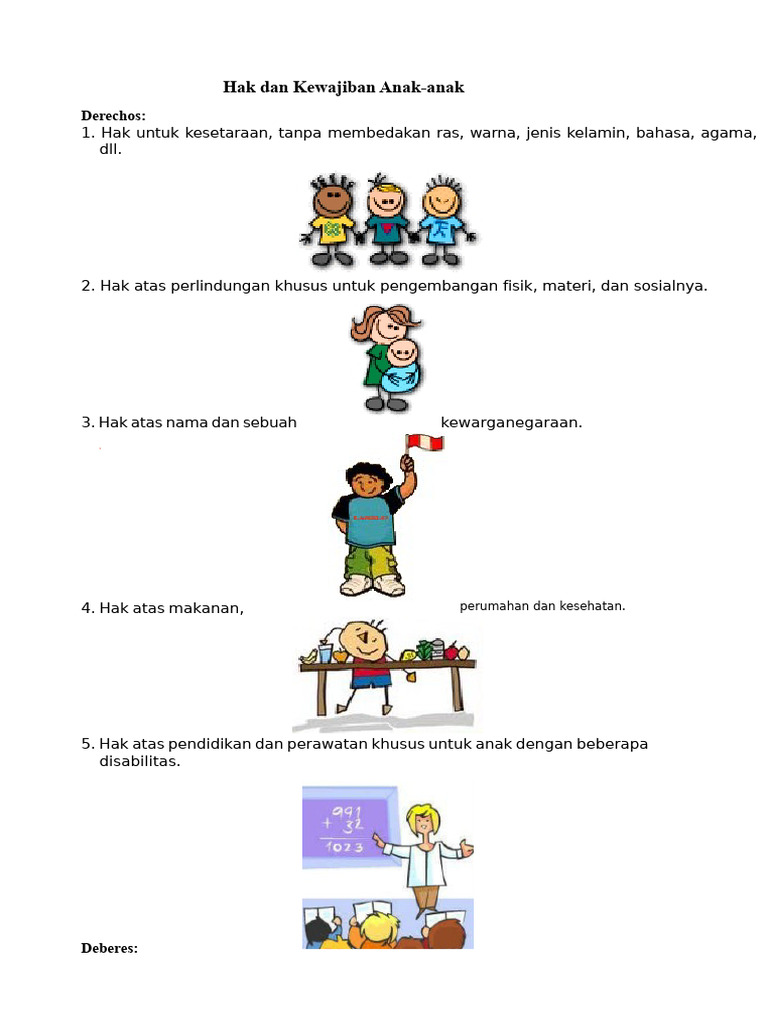 Hak dan Kewajiban Anak-anak | PDF