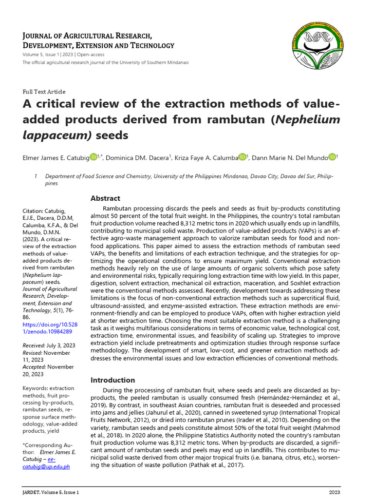 Catubig+et+al+-+A+critical+review+of+the+extraction+methods+of+value ...