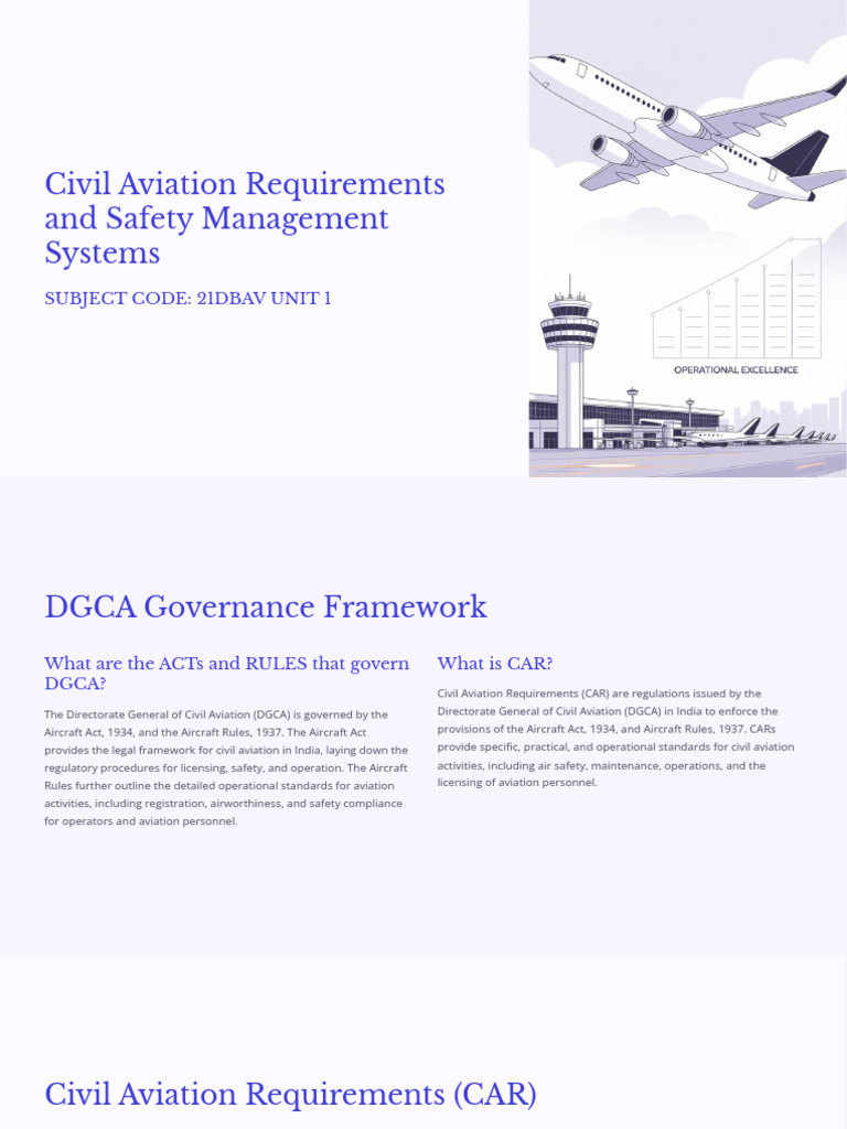 DGCA Guidelines on Safety Management Systems | PDF | Safety | Risk