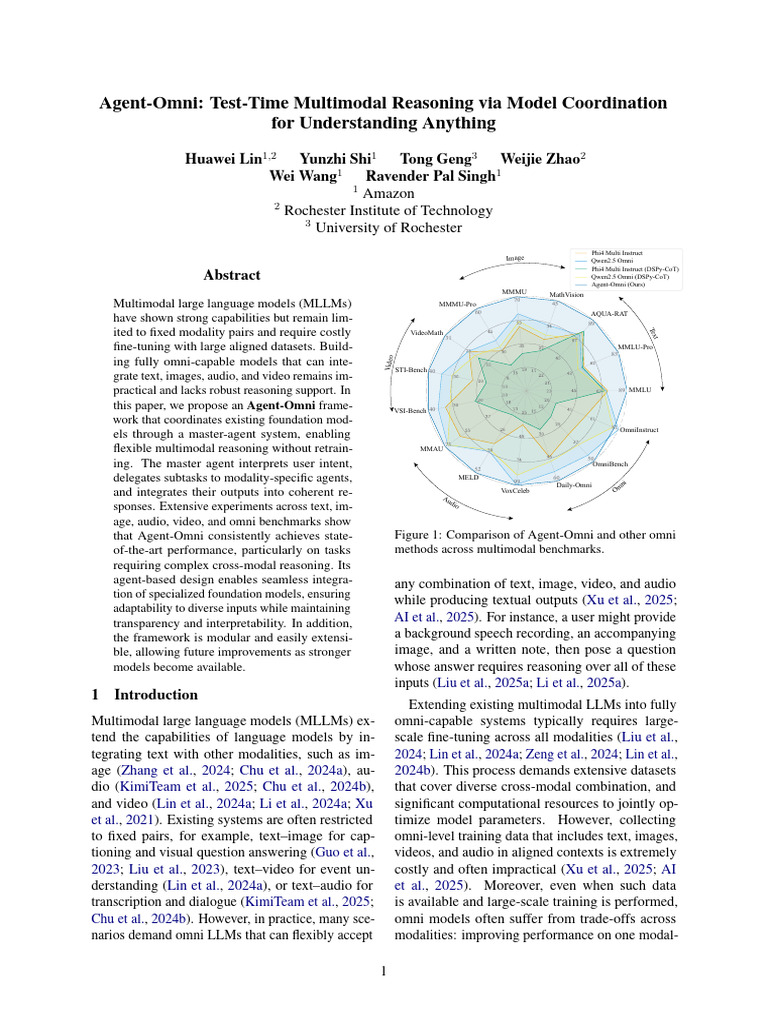 Agent-Omni: Advanced Multimodal Reasoning | PDF | Artificial ...