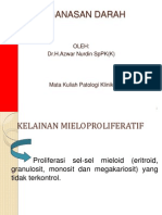 KEGANASAN DARAH DAN KELAINAN HEMATOLOGIS