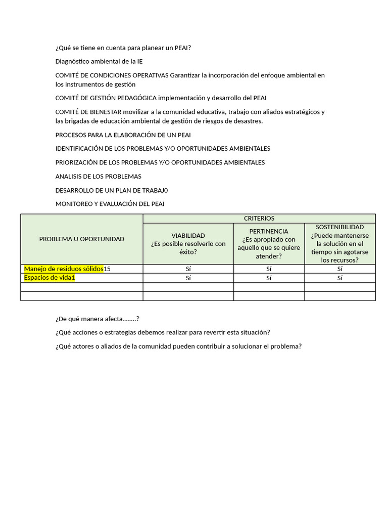 Claves para Planear un PEAI Efectivo | PDF | Evaluación