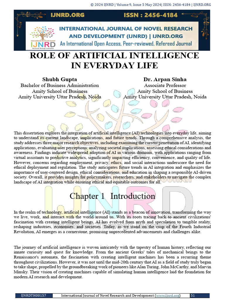 AI's Impact on Daily Life and Society | PDF | Artificial Intelligence ...
