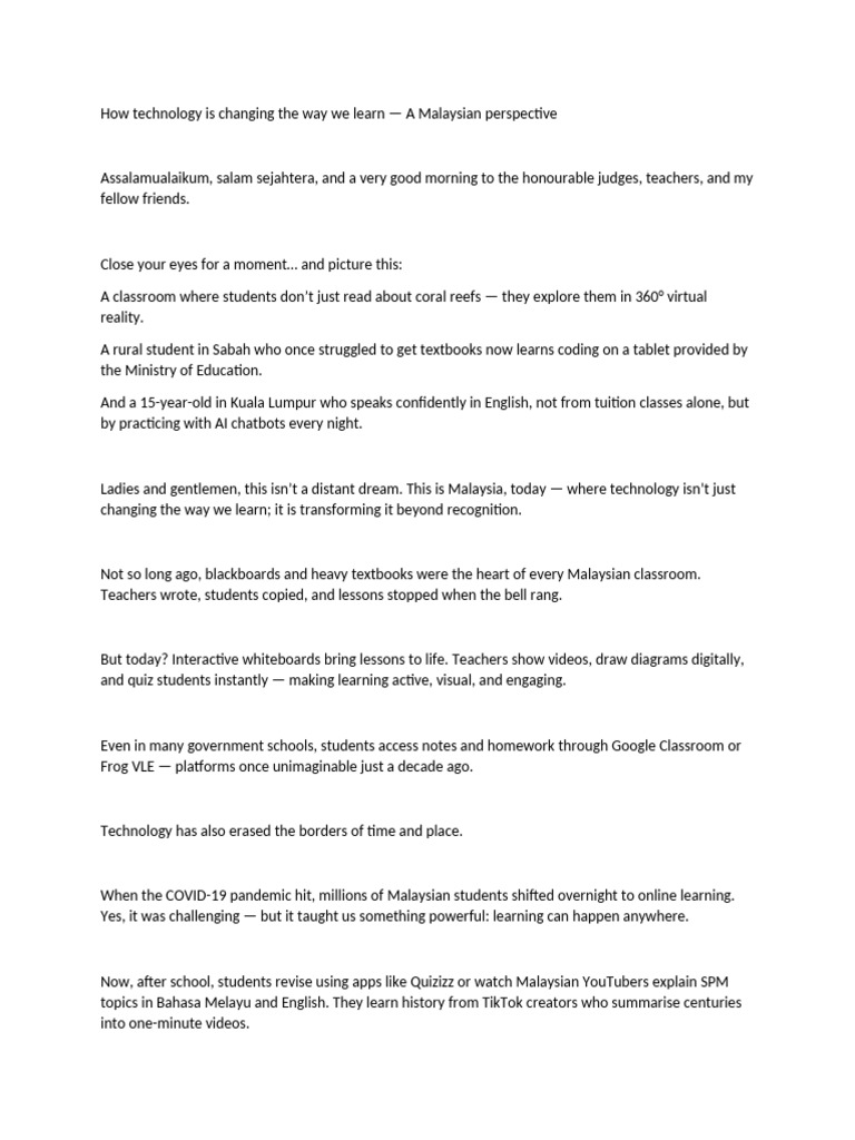 public speaking script kawi | PDF | Artificial Intelligence ...