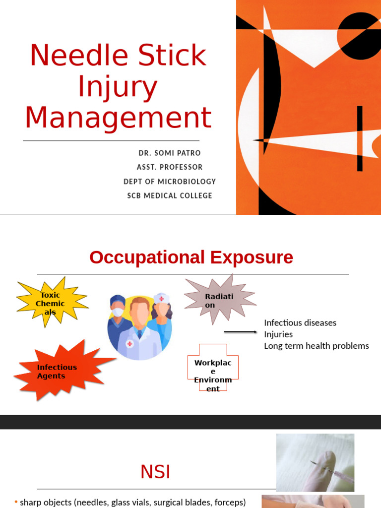 Needle Stick Injury Management Guide | PDF | Medical Specialties ...