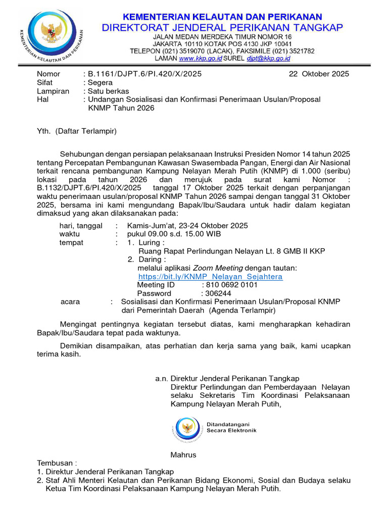 Proposal KNMP Tahun 2026 20251022165703 | PDF