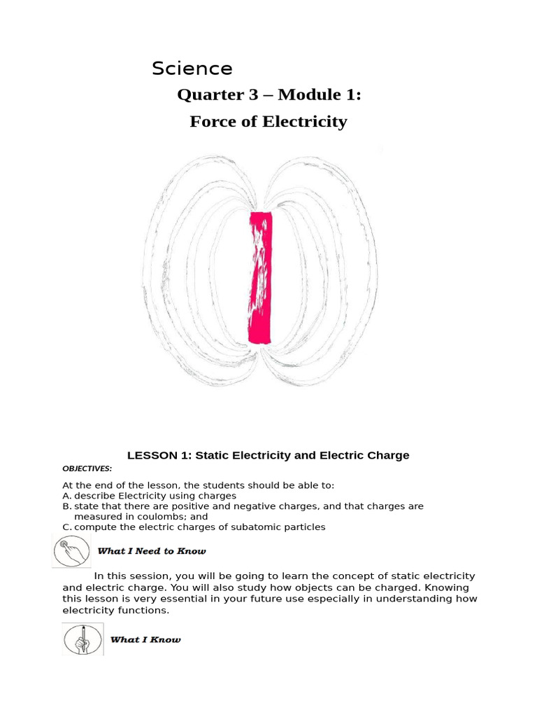 Static Electricity and Electric Charge Guide | PDF | Electric Charge ...