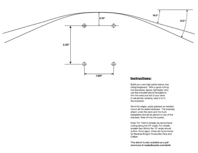 Loaded Zee Bracket Template | PDF