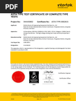 ASTA Type Test Certification Overview | PDF | Quality Assurance ...