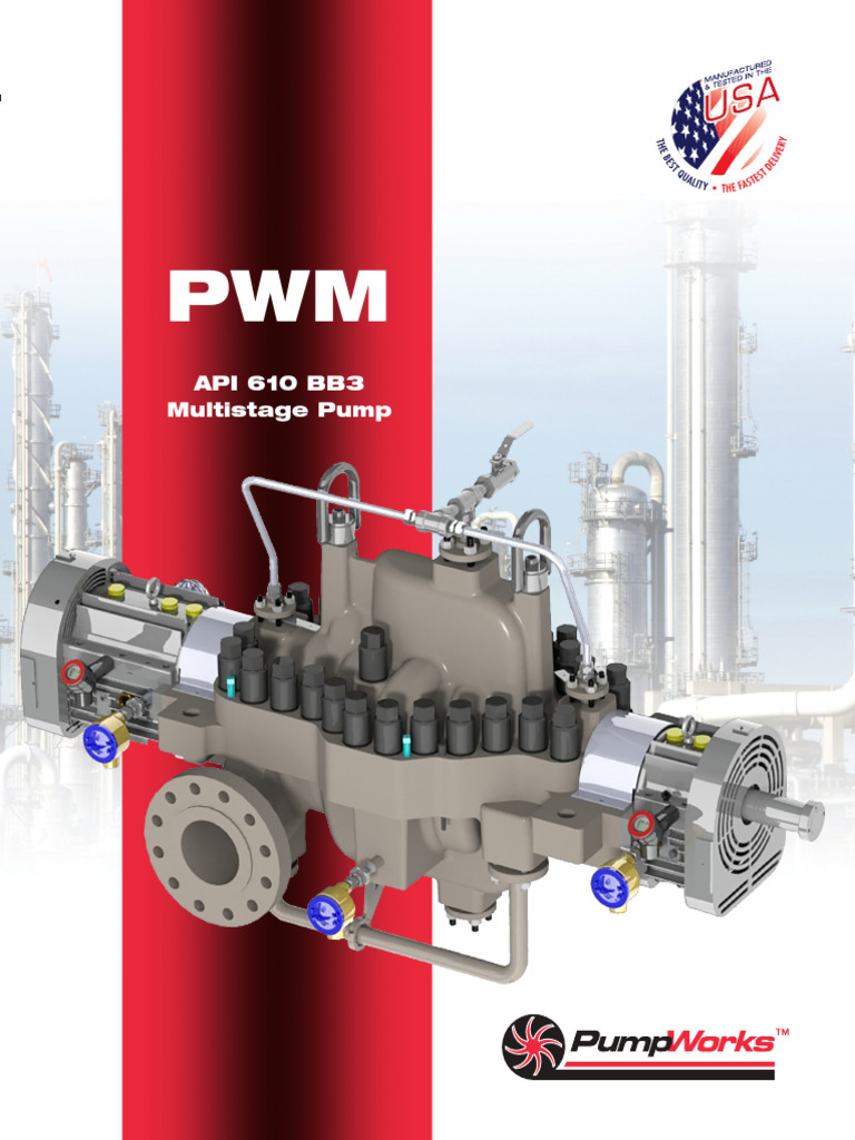 PW610 PWM Brochure r2 | PDF | Bearing (Mechanical) | Pump
