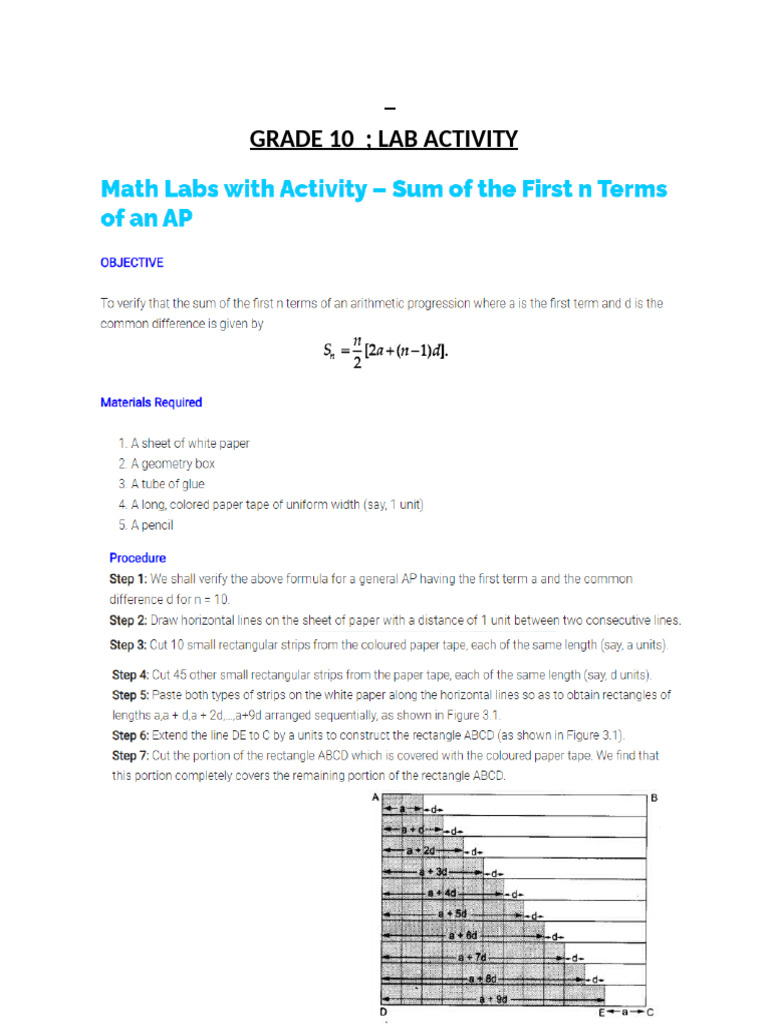 Lab Activity Material Gr10 | PDF