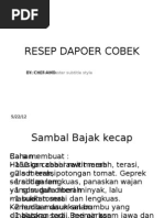 Download RESEP DAPOER COBEK by Indri Wulandari SN94395113 doc pdf