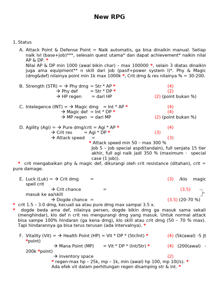 New RPG | PDF | Role Playing Games