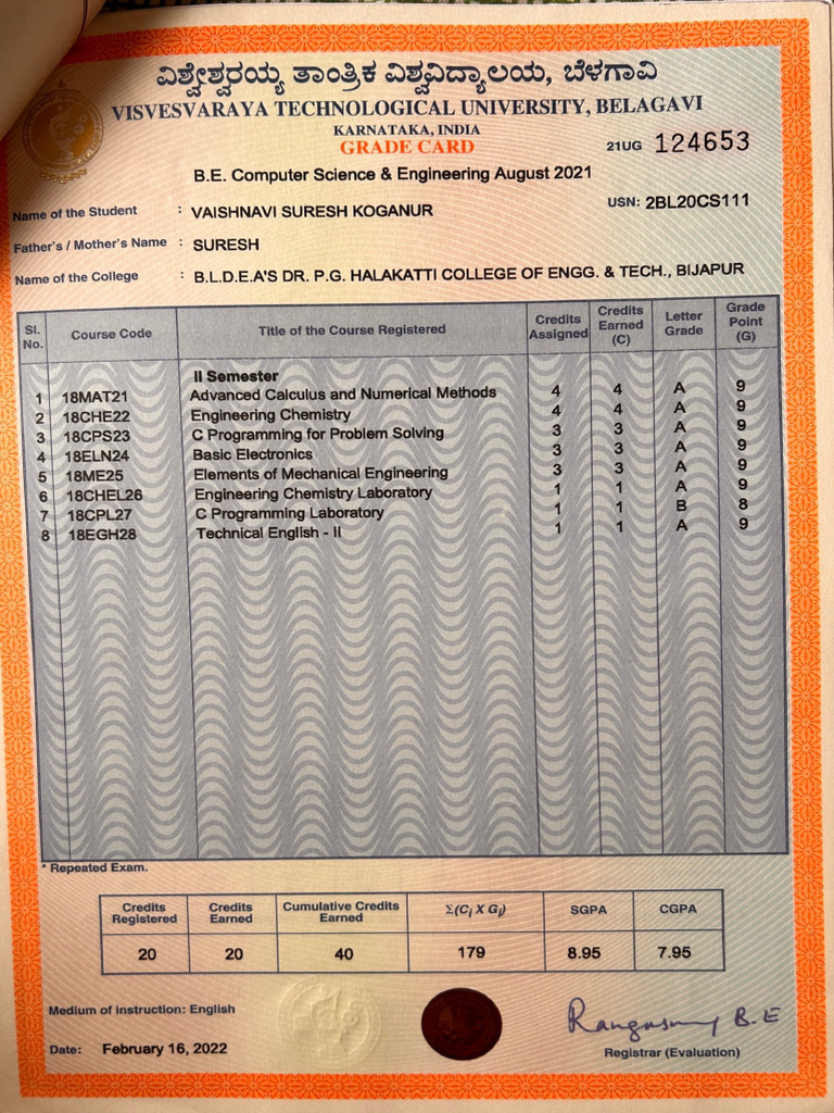 B.E. Computer Science Transcript Summary | PDF | Inquiry | Science