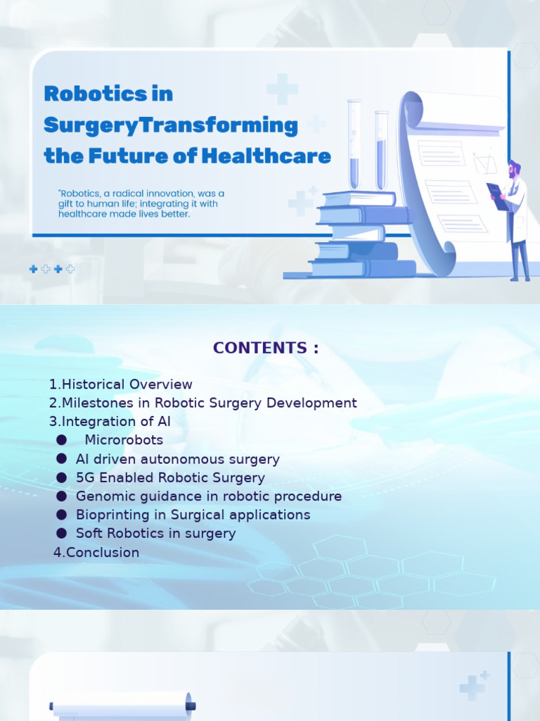 IDT Robotics in Surgery | PDF