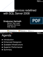 Analysis Services Redefined With SQL Server 2008 - Sivakumar Harinath