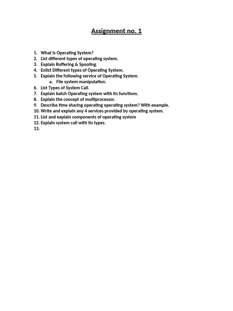 Overview of Operating Systems Concepts | PDF