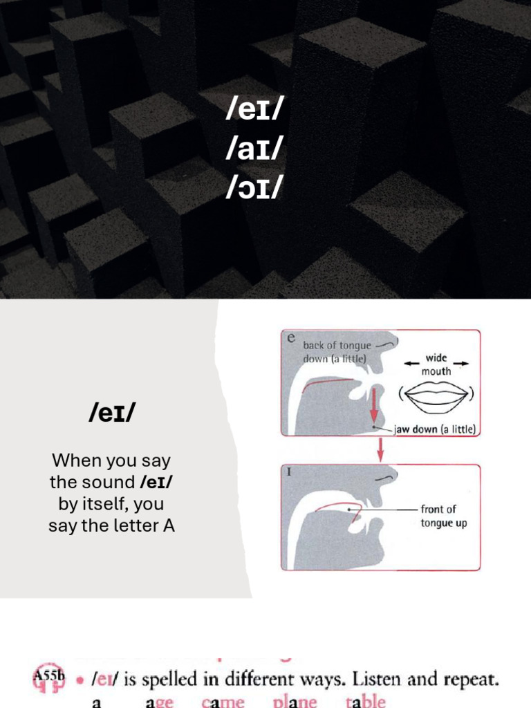 Vowel and Diphthong Sounds Guide | PDF