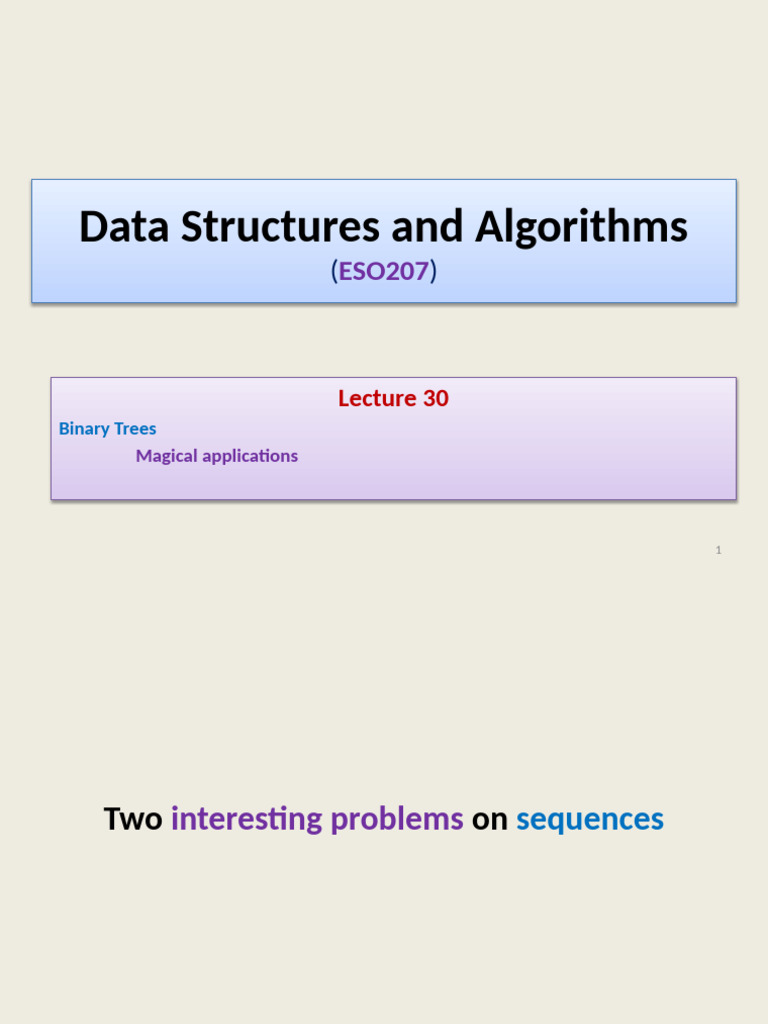Lec30 Magical Binary Tree I | PDF | Theoretical Computer Science ...