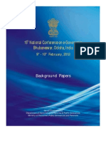 15th National Conference on e-Governance Background Papers