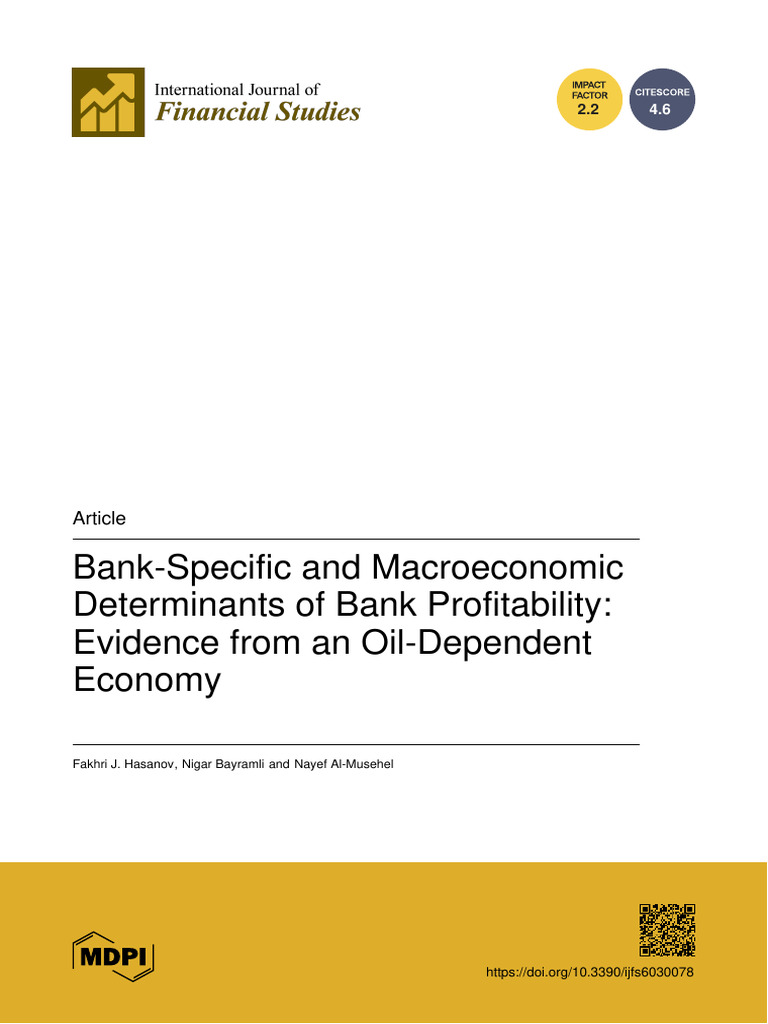 Bank-Specific and Macroeconomic Determinants of Bank Profitability ...