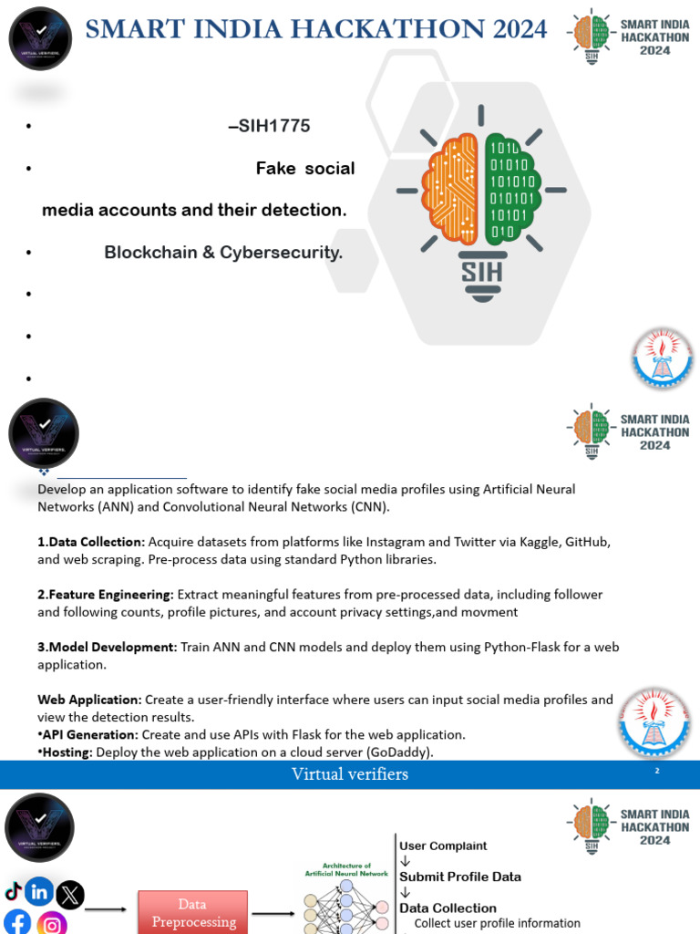 SIH2024 IDEA Presentation Format | PDF | World Wide Web | Internet & Web