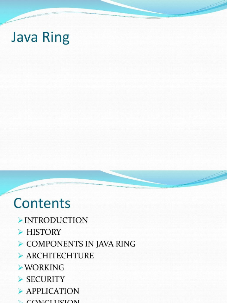 Nay Yarp Pt Java Ring | PDF