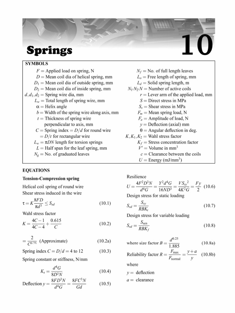 Springs Handbook 1 | PDF