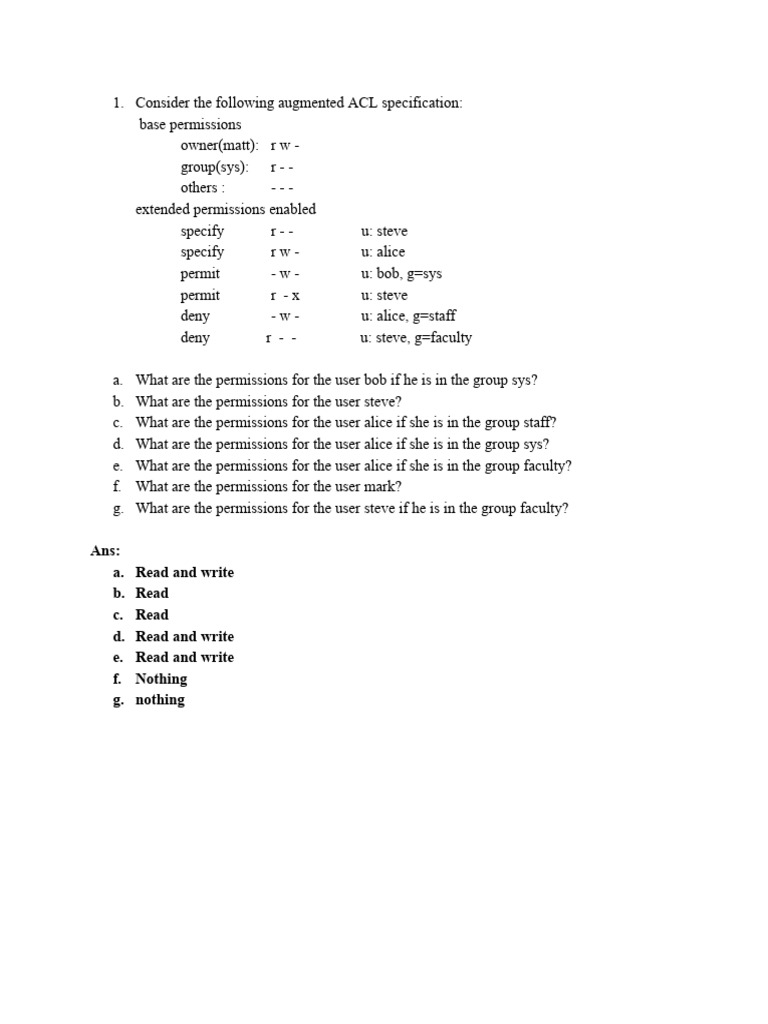Augmented ACL Practice Problem 2 | PDF