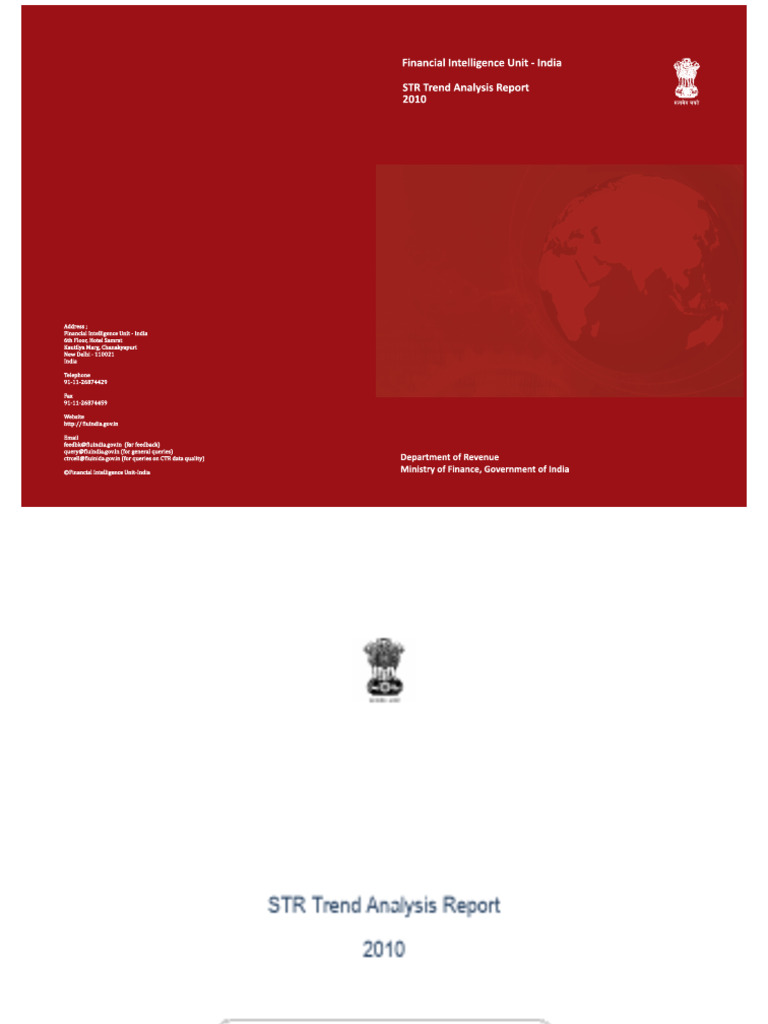 STR Trend Analysis Report 2010 | PDF | Money | Economies