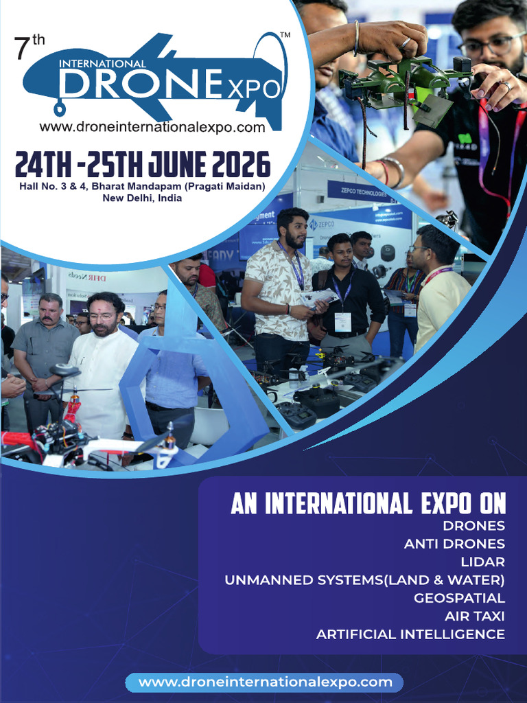 Drone International Expo 2026 India | PDF | Unmanned Aerial Vehicle