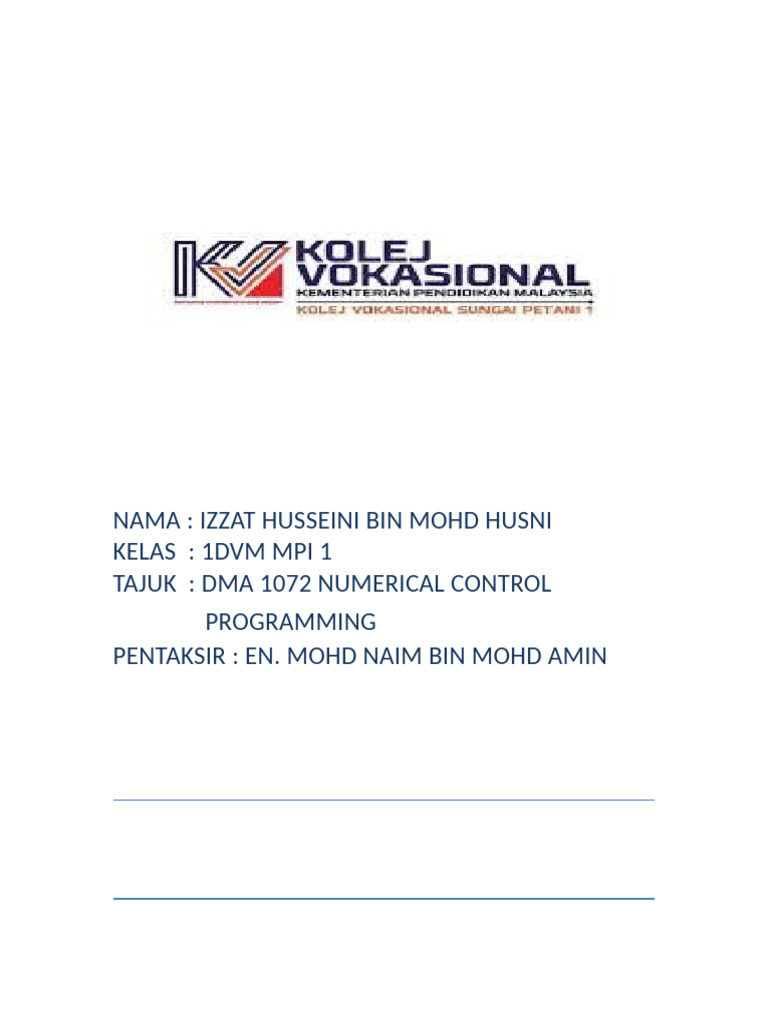 Dma 1072 Numerical Control Programming | PDF