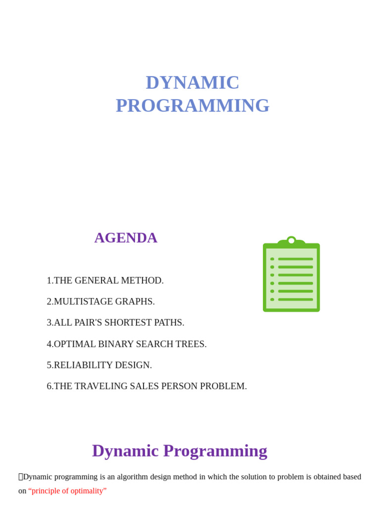 Dynamic Programming Techniques Explained | PDF | Dynamic Programming ...
