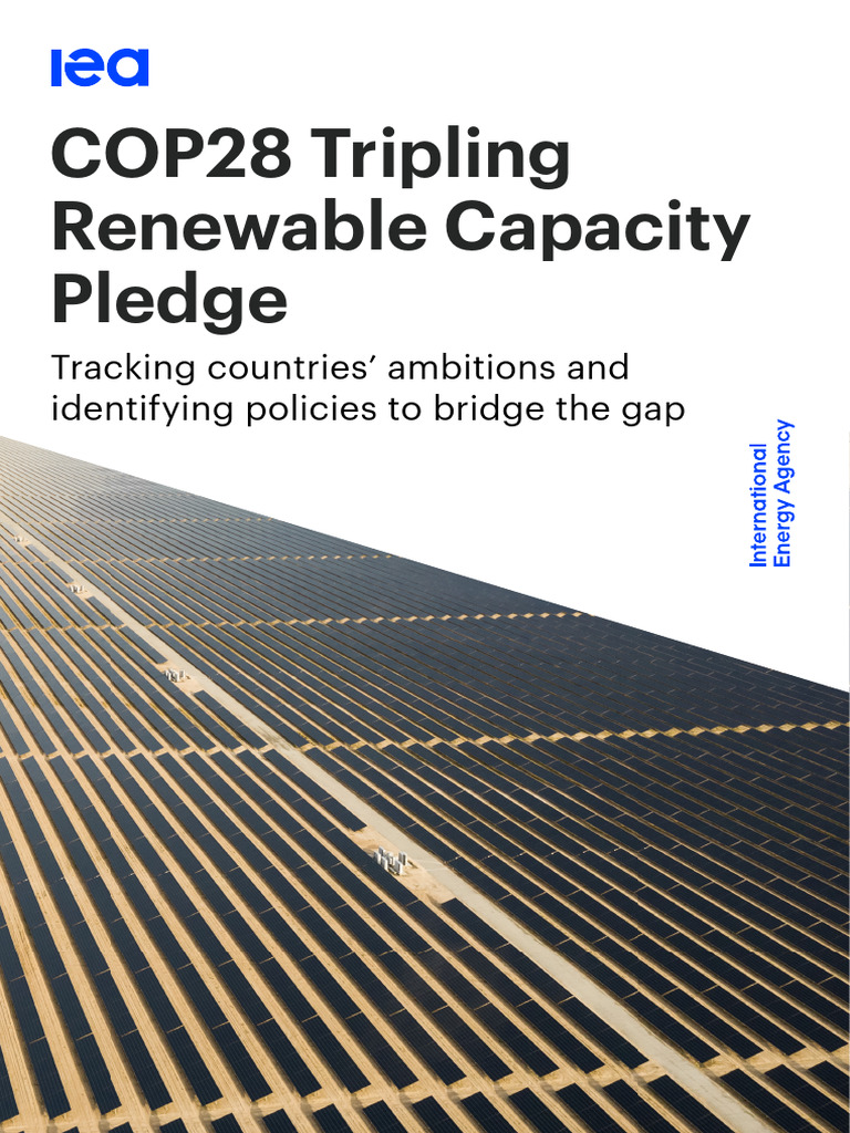 Cop 28 Tripling Renewable Capacity Pledge | PDF | Renewable Energy ...