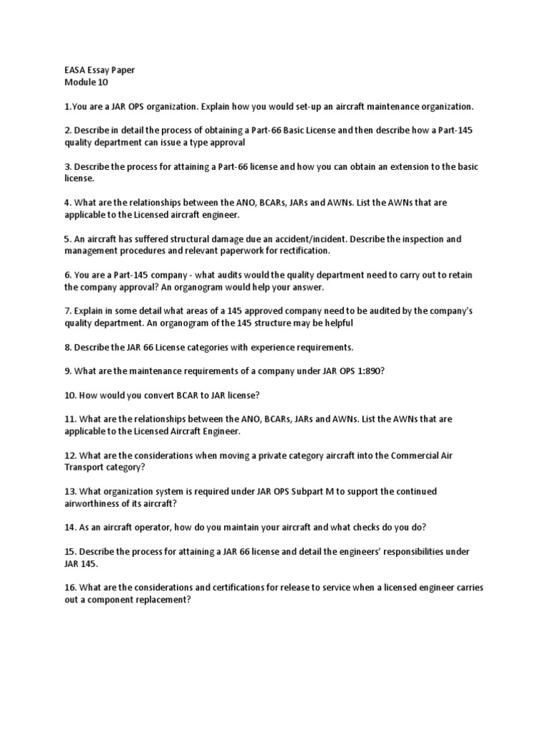 Easa essay image