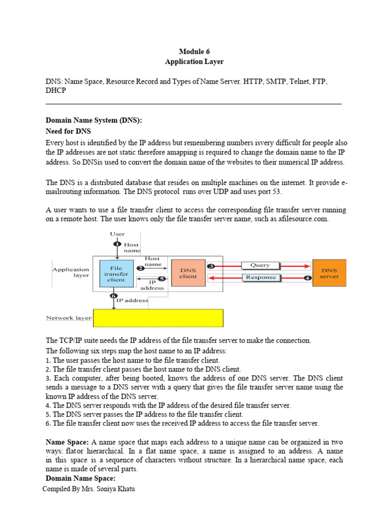 Understanding DNS and HTTP Protocols | PDF | Domain Name System | File ...