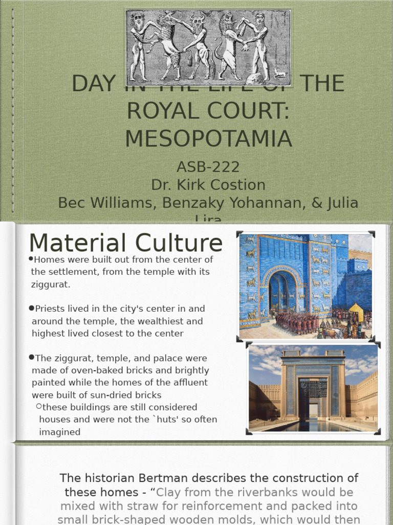 Daily Life in Ancient Mesopotamia | PDF | Mesopotamia | Brick