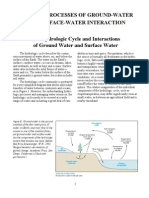 Natural Processes of Ground-Water and Surface-Water Interaction The Hydrologic Cycle and Interactions of Ground Water and Surface Water