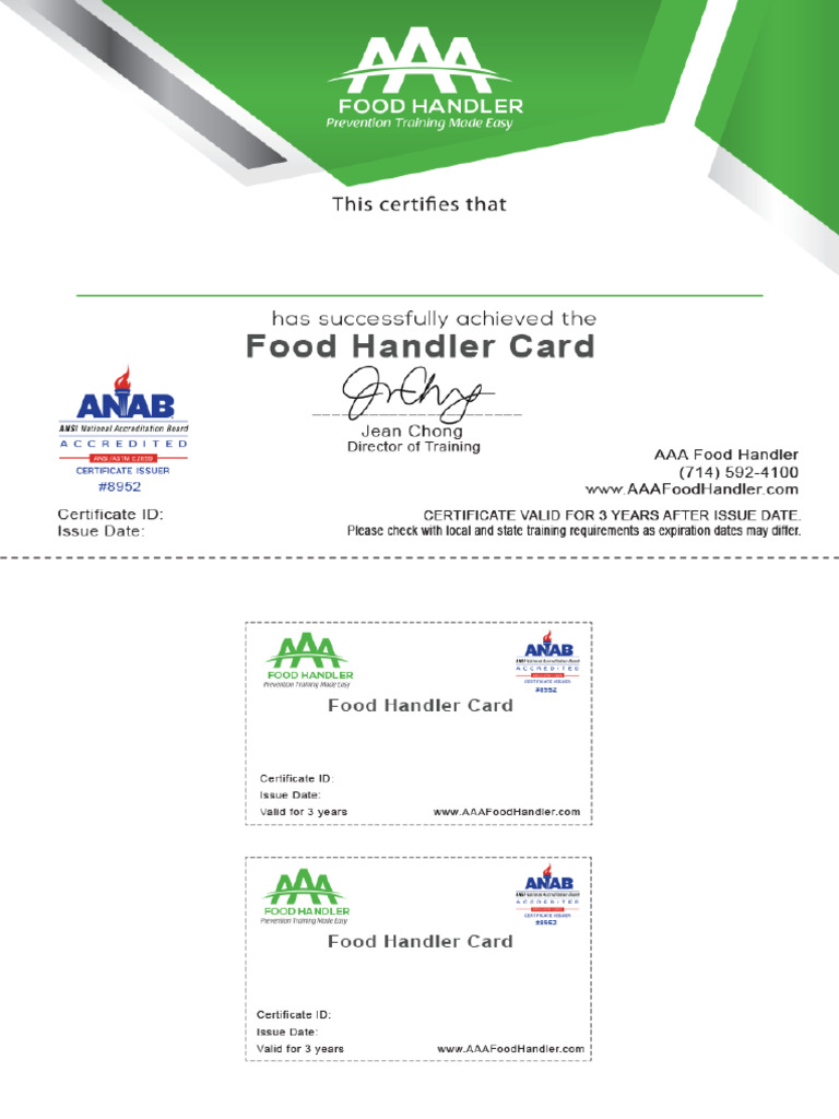 2024 - 1028 - Food Handler Card - Cristal Alvarez 3 | PDF