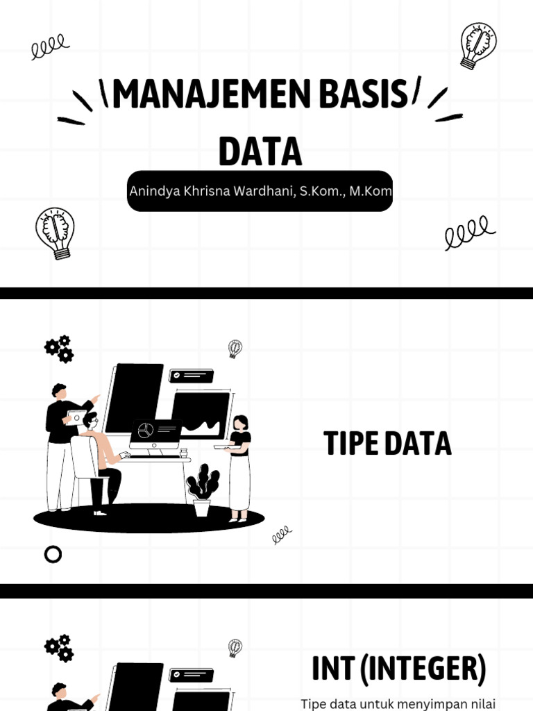 Tipe Data dan Desain Database Kesehatan | PDF