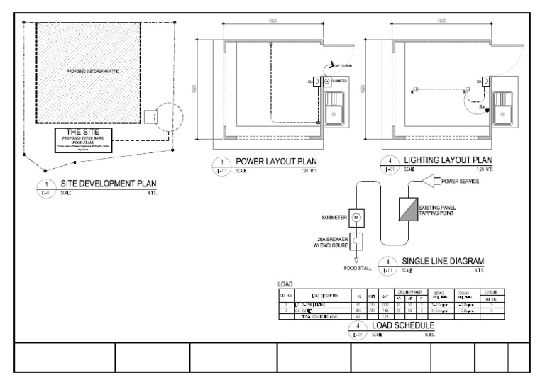 Proposed Super Bowl Food Stall Plans | PDF