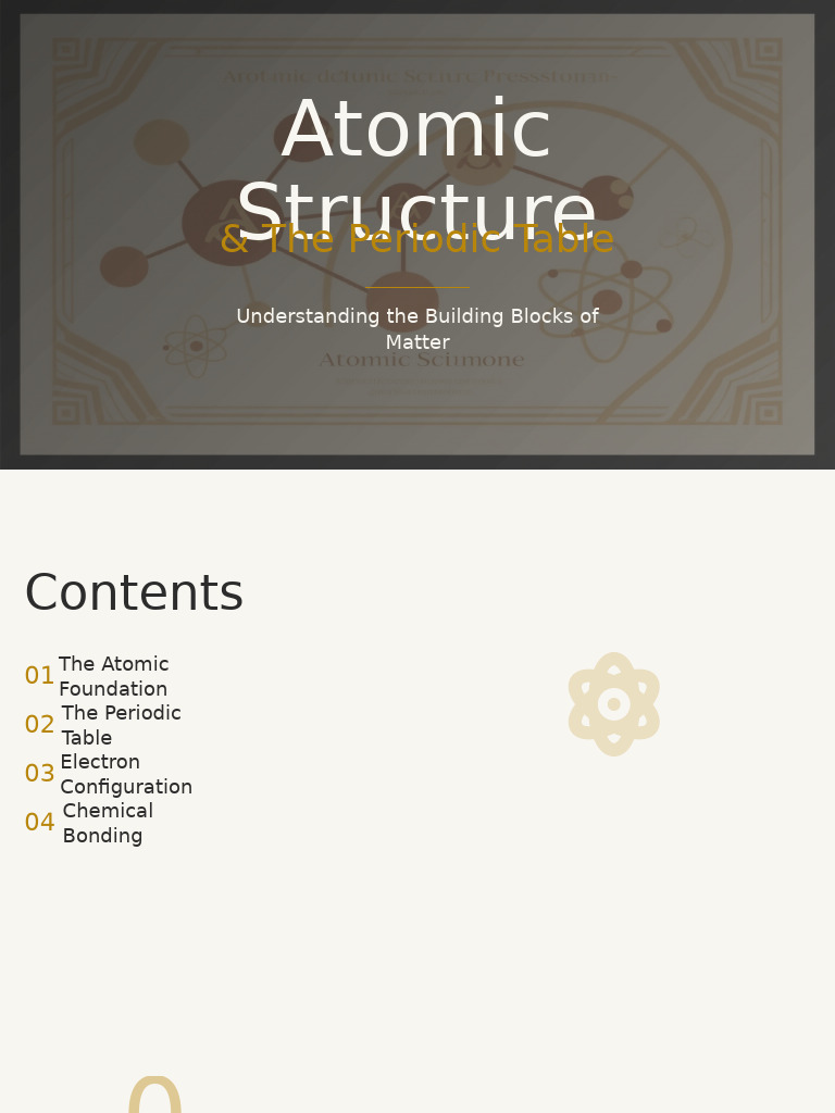 Atomic Structure and Periodic Table Guide | PDF | Atoms | Ion