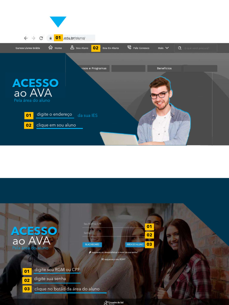 Acesso ao Blackboard na IESB | PDF