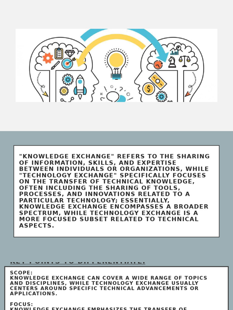 Technology or Knowledge Exchange | PDF | Science | Engineering