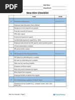 Employee Transfer Checklist Template | PDF