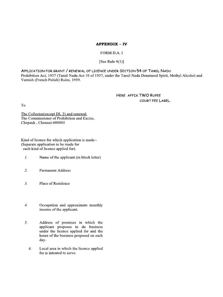 DL2 Licence | PDF
