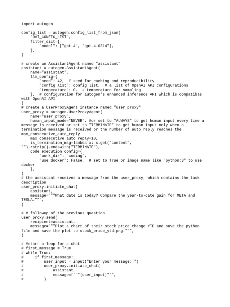 2 Agentchat Auto Feedback From Code Execution | PDF